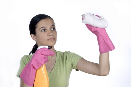 Freshly cleaned curtains improving indoor air quality and home appearance